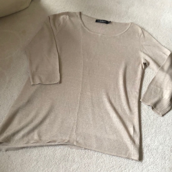 Eric Alexander asymmetrical linen top! - Picture 1 of 6